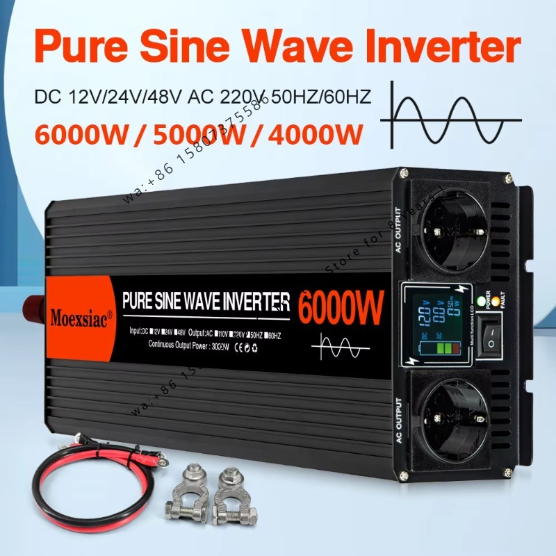 Pure Sine Wave Inverter 5000W 48V 220V - Moexsiac Pure Sine Wave Solar Inverter