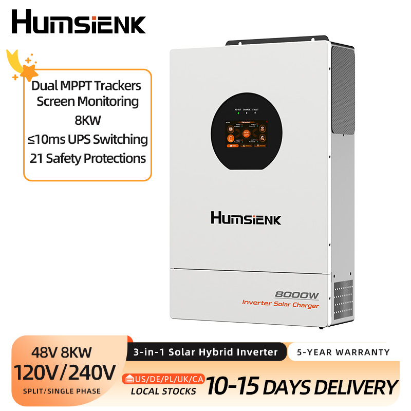 Mppt Hybrid Inverter 48V 8Kw 3 Phase - Humsienk 48V 8KW 3-in-1 Solar Hybrid