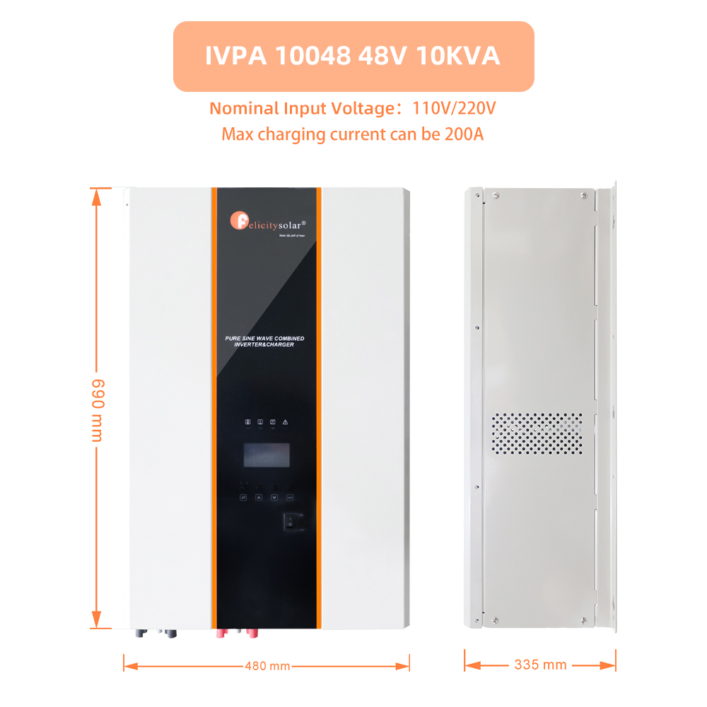 110V/220V 48V Solar Converter  - Split Phase Inverter 10Kw 110V 220V recension och pris