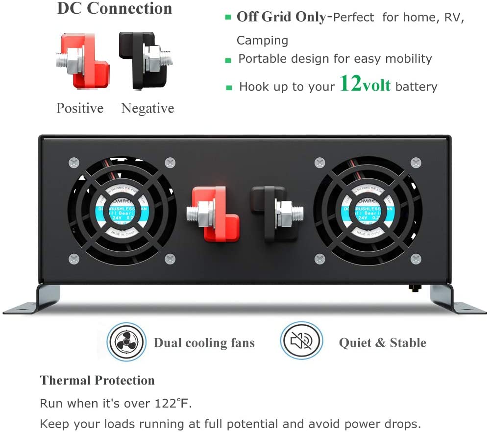Off Grid Pure Sine Wave Solar  - Pure Sine Wave Inverter 5000W 48V 220V recension och pris