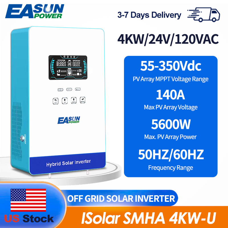 EASUN POWER 4000W 24V Off Grid - Grid Tie Inverter Limiter 2000W recension och pris
