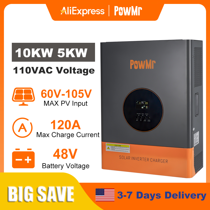 PowMr 10KW 5KW Split Phase Inv - Split Phase Inverter 10Kw 110V 220V recension och pris
