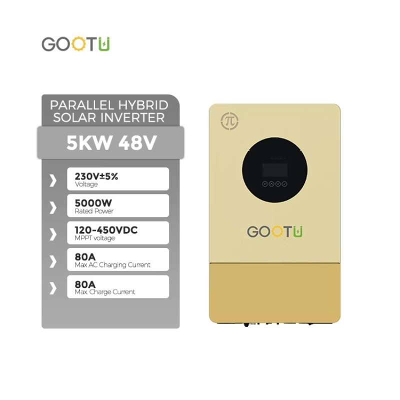Gootu New 48V Hybrid Solar Inv - Parallel Solar Inverter 48V 5000W Mppt recension och pris