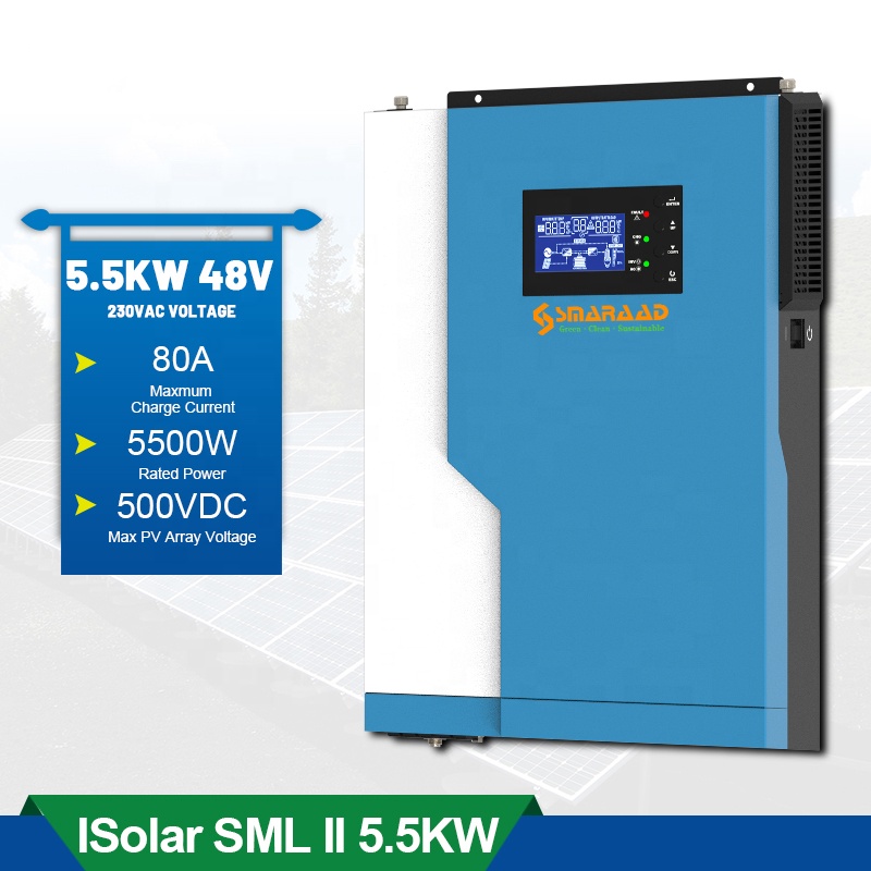 High Frequency Solar Controlle - Hybrid Solar Inverter 5.5Kw Mppt 48V recension och pris