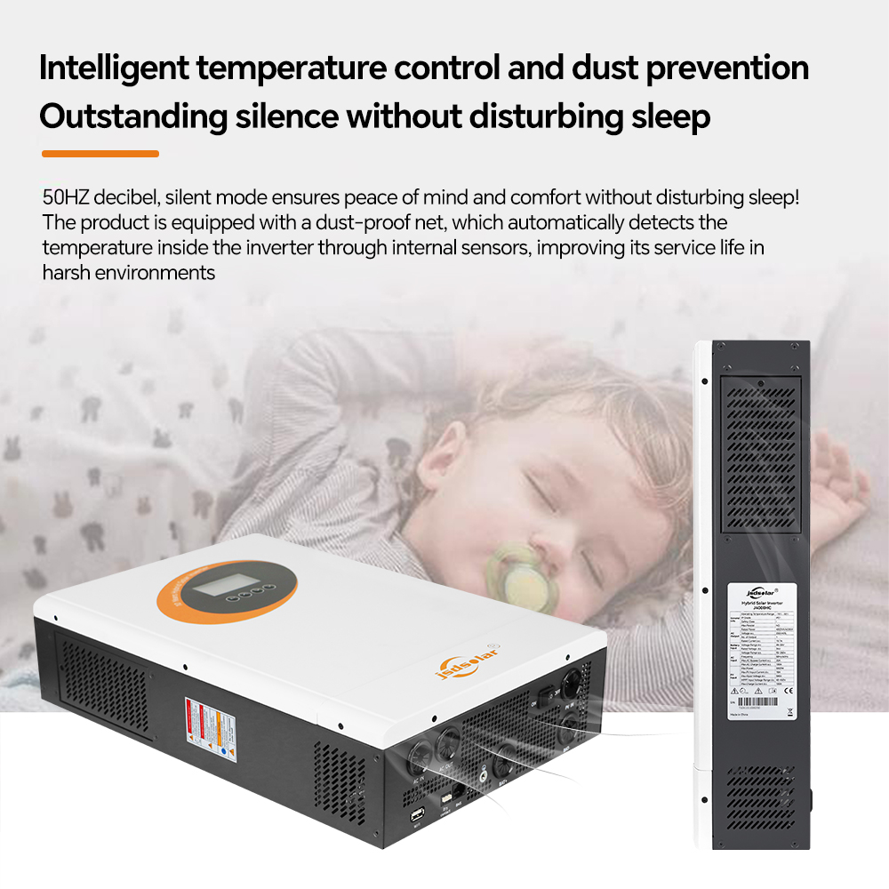 JSDSolar 4KW 6.5KW Hybrid Sola - Hybrid Solar Inverter 5.5Kw Mppt 48V recension och pris