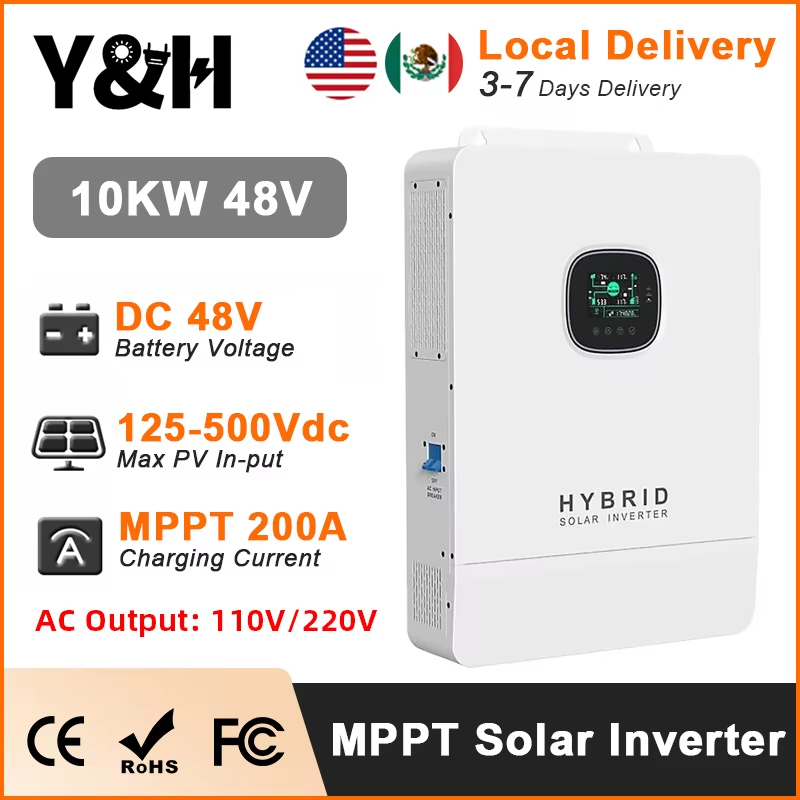 Y&H 10KW Hybrid Solar Inverter - Split Phase Inverter 10Kw 110V 220V recension och pris