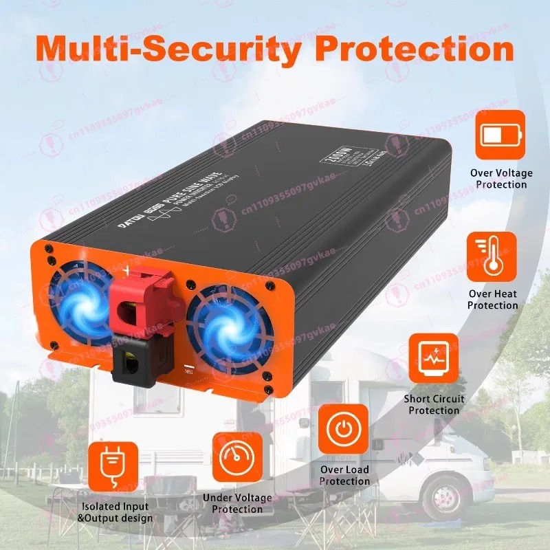 Peak 4000W 12v 24V 48v Dc To A - Power Inverter 12V 220V 4000W Continuous recension och pris