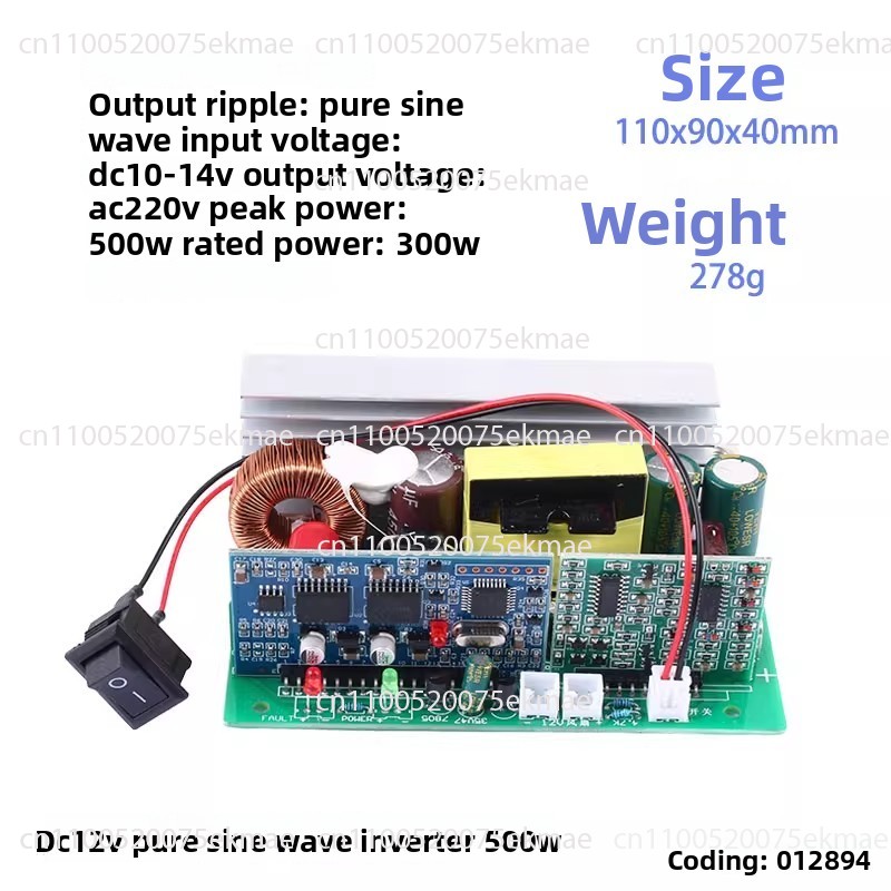 500W/1000W Pure Sine Wave Inve - Pure Sine Wave Inverter Board 24V 48V recension och pris