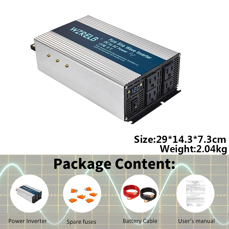 3000W Pure Sine Wave Inverter  - Inverter Pure Sine Wave 60Hz 120V 3000W recension och pris