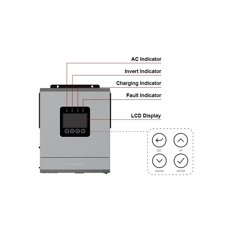 5Kw 6Kw 6.2Kw Off-Grid MPPT So - Off Grid Solar Inverter 48V 6000W recension och pris