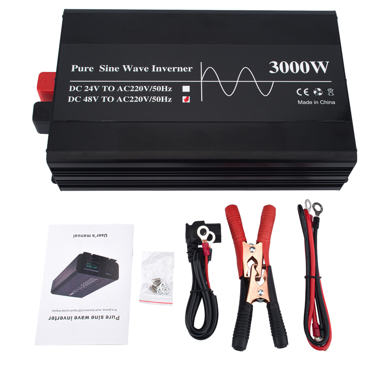 3000W 12V 24V 48V Off Grid Tie - Lifepo4 Solar Inverter 24V 3000W recension och pris