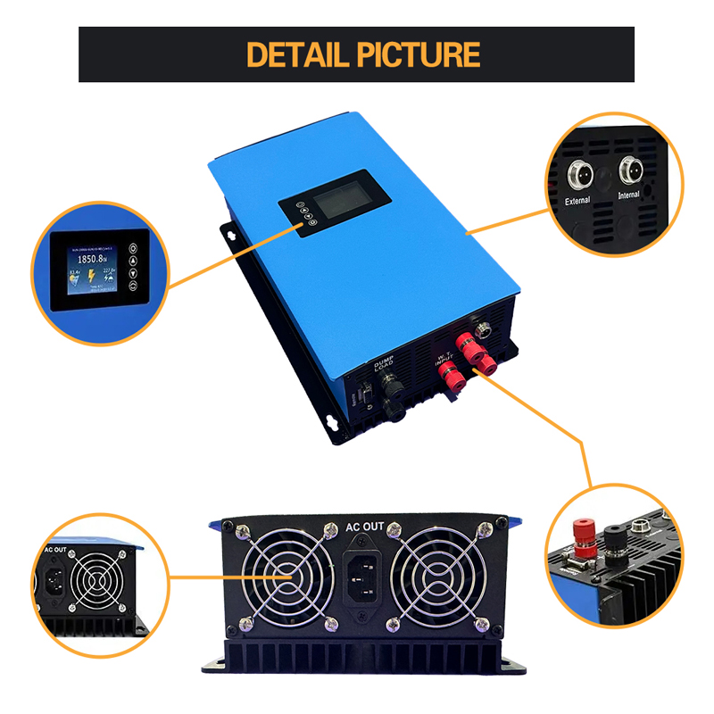 1000W 2000W Wind Power Grid Ti - Grid Tie Inverter Limiter 2000W recension och pris