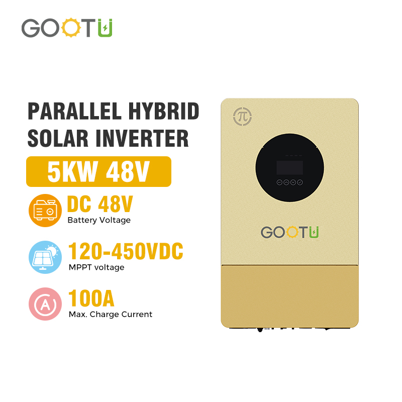 Hybrid Solar Inverter 5Kw 48V  - Parallel Solar Inverter 48V 5000W Mppt recension och pris