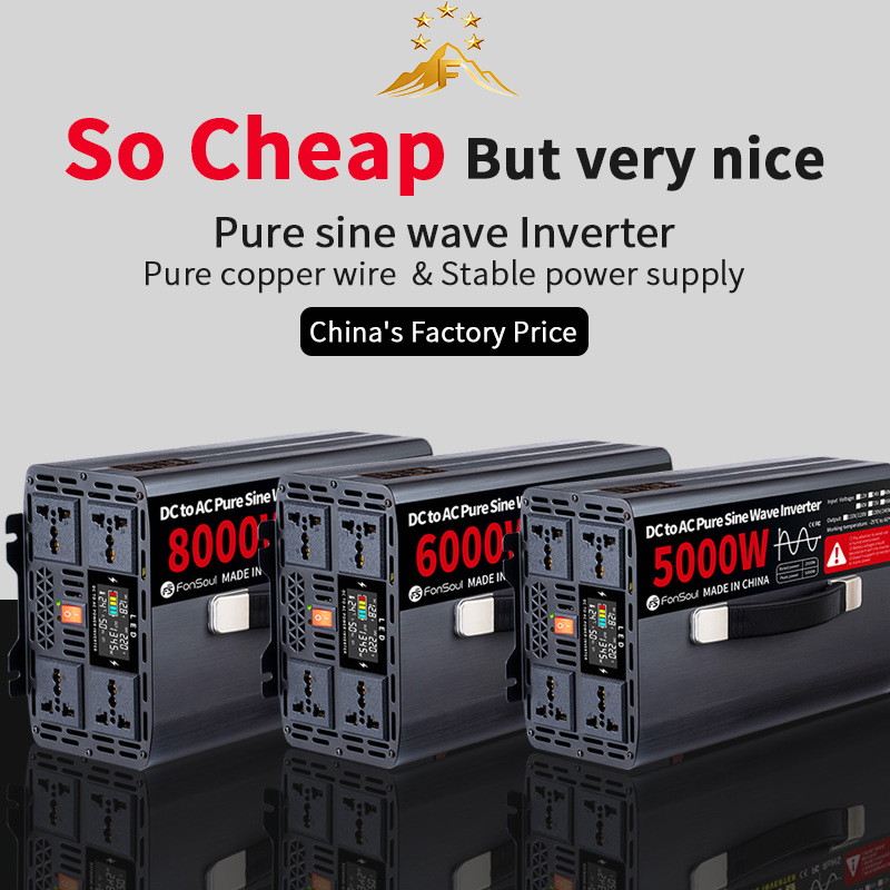 5KW 6KW 8KW Pure Sine Wave Off - Pure Sine Wave Inverter 5000W 48V 220V recension och pris