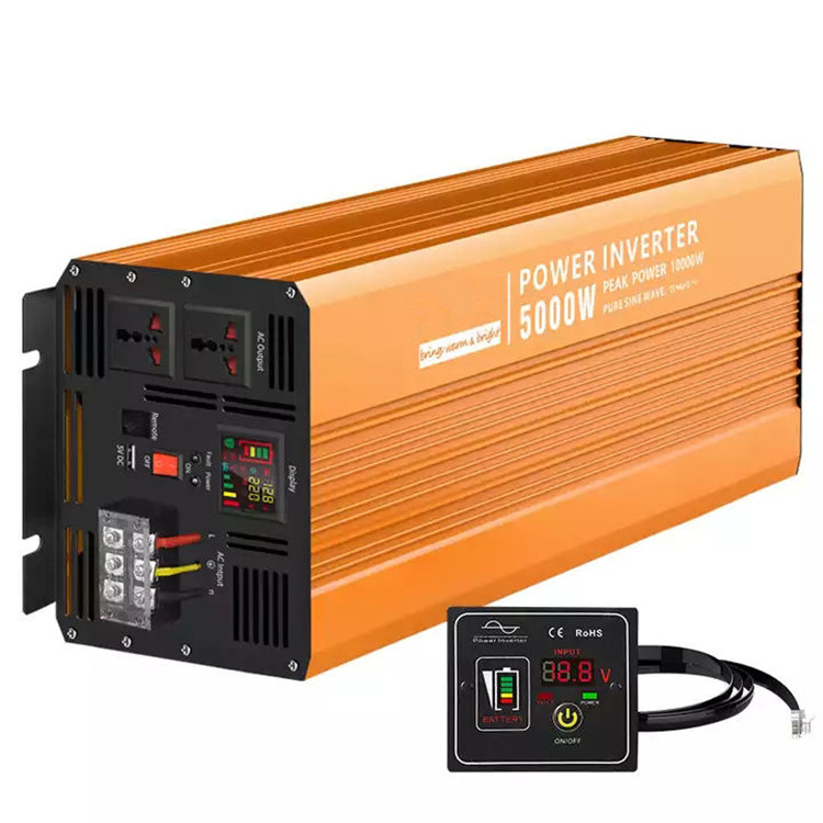 -5000W Solar Pure Sine Wave In - Pure Sine Wave Inverter 5000W 48V 220V recension och pris