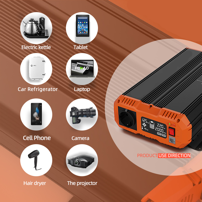 FCHAO 4000W Power Pure Sine Wa - Power Inverter 12V 220V 4000W Continuous recension och pris