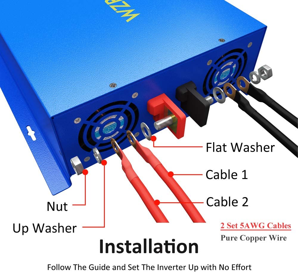 Pure Sine Wave Power Inverter  - Inverter Pure Sine Wave 60Hz 120V 3000W recension och pris