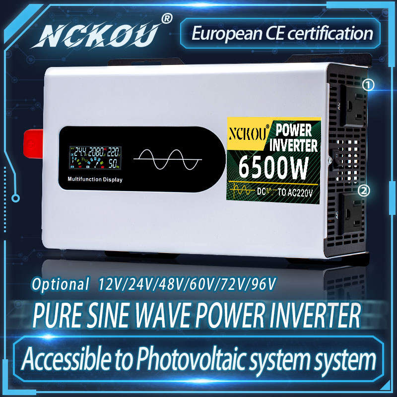 Inversor 12v 24v 48v 72v Para  - Pure Sine Wave Inverter 5000W 48V 220V recension och pris
