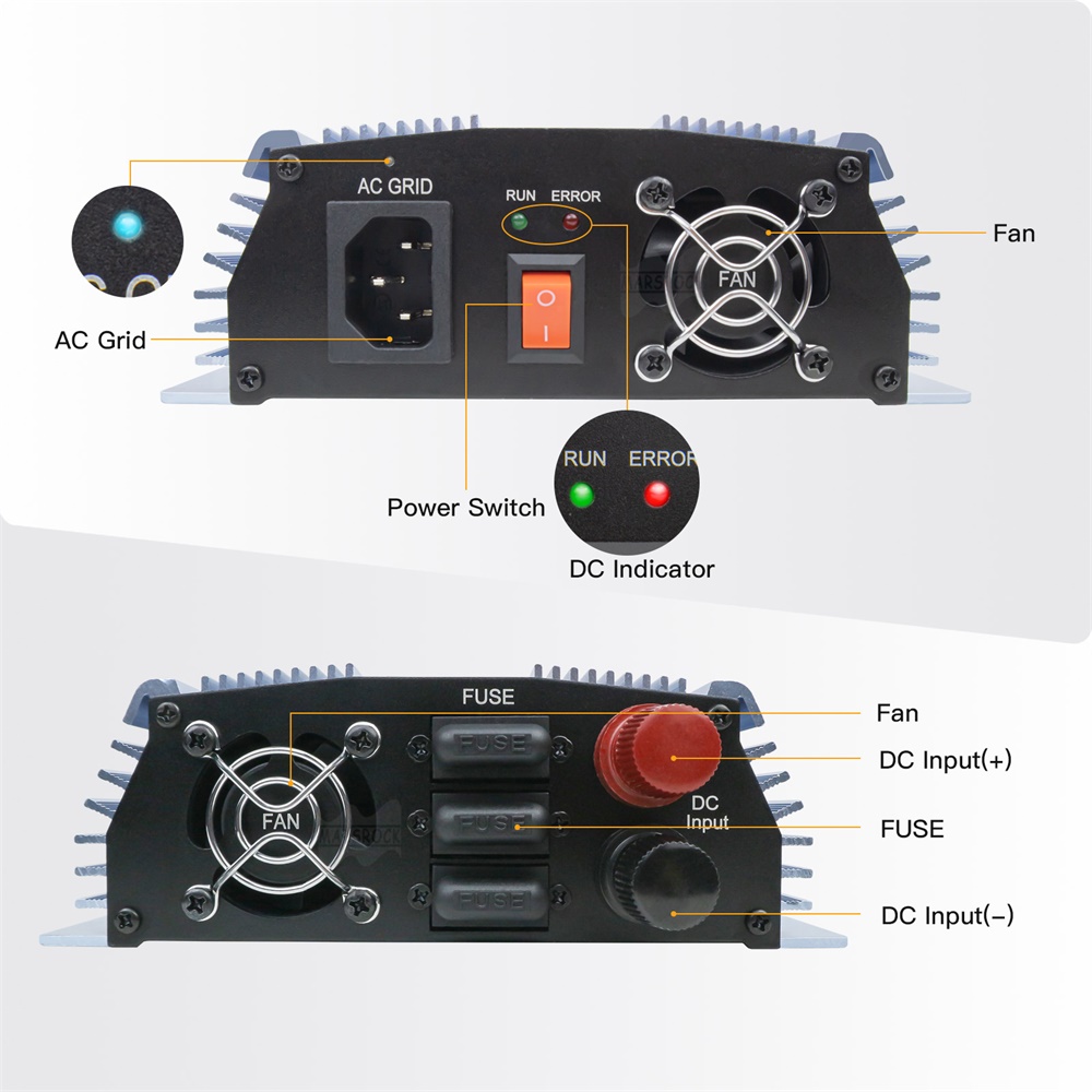18V 24V 36V 1400W Solar On Gri - Micro Inverter 1400W Solar Grid Tie recension och pris