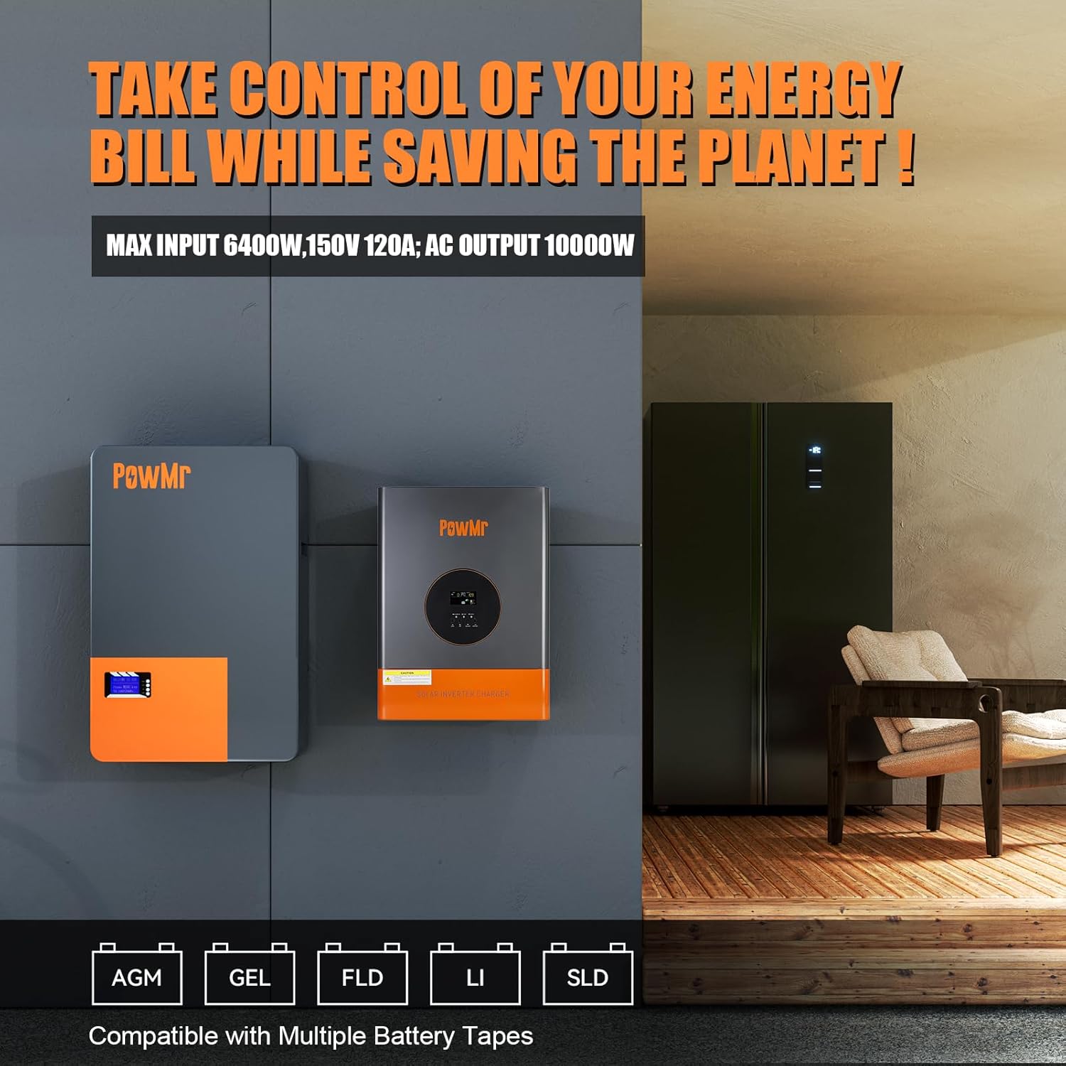 PowMr 10KW 5KW Split Phase Inv - Split Phase Inverter 10Kw 110V 220V recension och pris